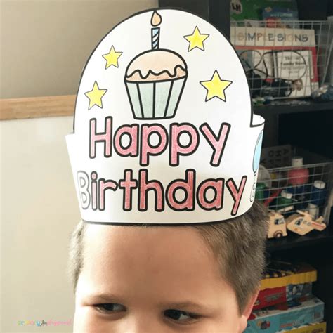 Printable Happy Birthday Hat